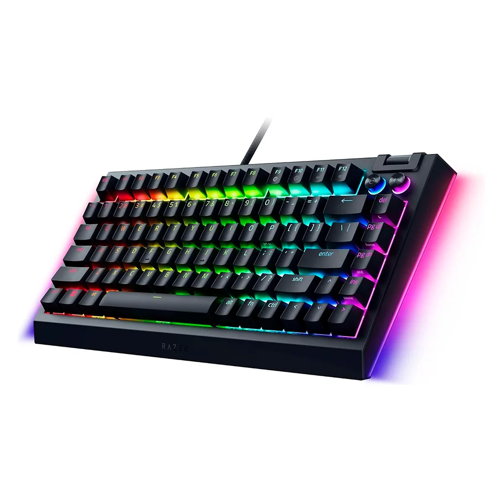 Teclado Razer BlackWidow V4 Pro Mechanical USB-C Swtch Green US 3 Zonas Chroma Black - RZ03-04680200-R3U1