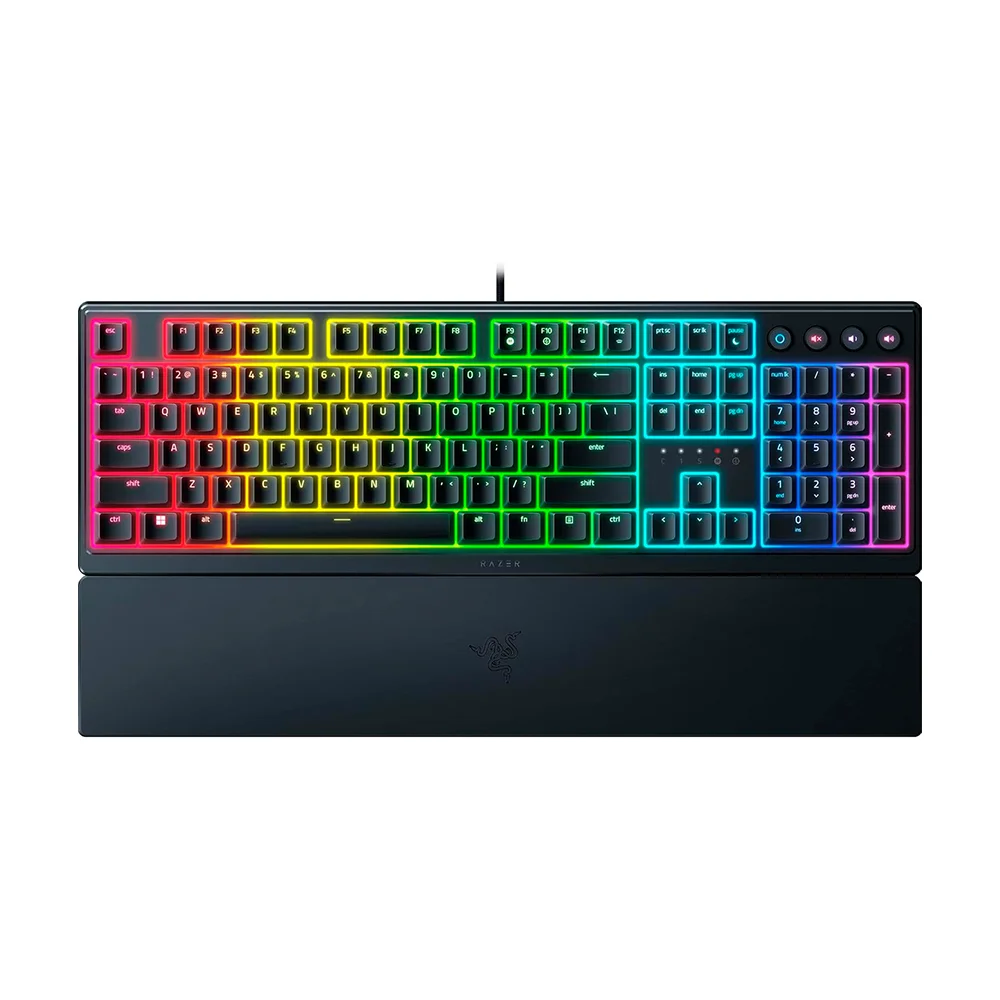 Teclado Razer Ornata V3 Mecha-membrane Low Profile 10 Zonas SP Chroma Black - RZ03-04461100-R311