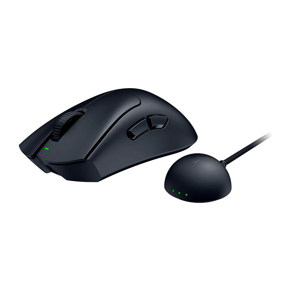 Mouse Razer DeathAdder V4 Pro 45K DPI 150H Wireless Hyperpolling 8,000HZ Switch Óptico 100M Black - RZ01-05330100-R3U1
