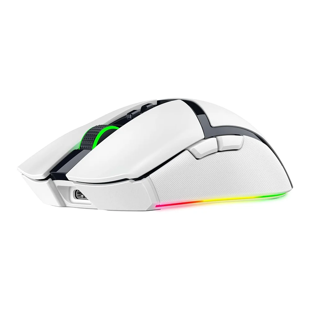 Mouse Razer Cobra Pro 30K DPI Multi-dispositivo 170H Wireless/BT/USB-A Switch Óptico 90M 11 Zonas Chroma White - RZ01-04660200-R3U1