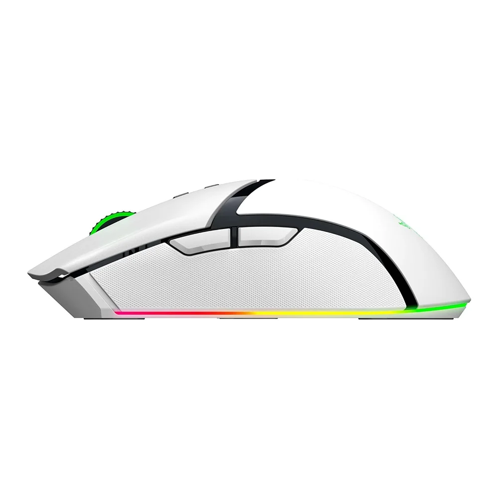 Mouse Razer Cobra Pro 30K DPI Multi-dispositivo 170H Wireless/BT/USB-A Switch Óptico 90M 11 Zonas Chroma White - RZ01-04660200-R3U1
