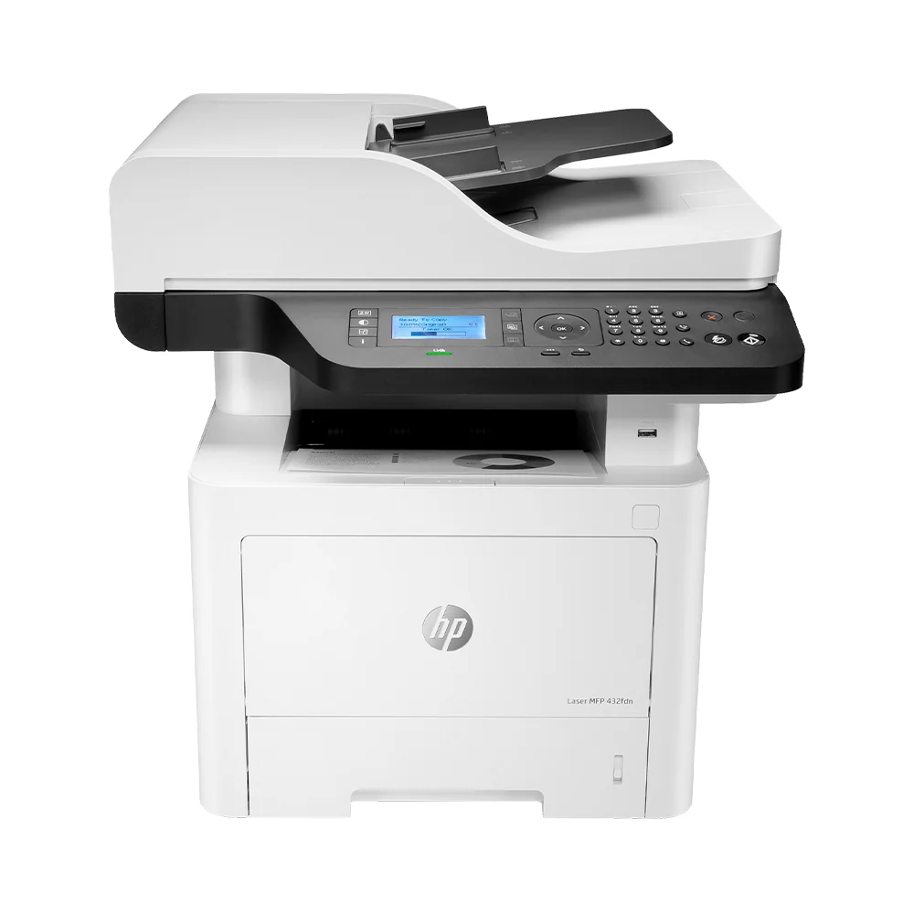 Impresora Multifuncional HP Laser MFP 432fdn - 7UQ76A | Láser Blanco y negro A4 | 42 ppm