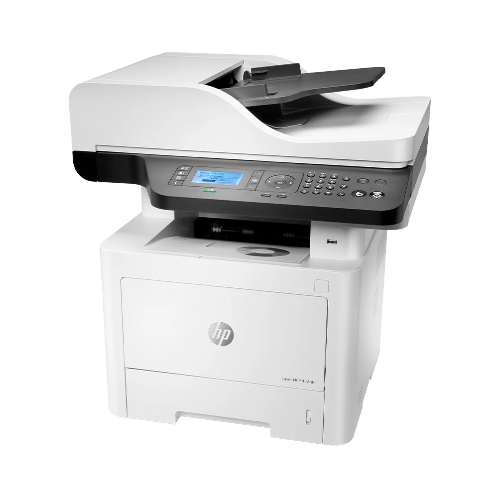 Impresora Multifuncional HP Laser MFP 432fdn - 7UQ76A | Láser Blanco y negro A4 | 42 ppm