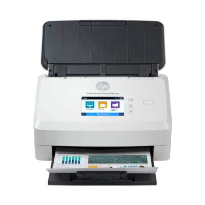 Escáner HP ScanJet Enterprise Flow N7000 snw1 (6FW10A) | Escáner Dúplex Color A4 con Red | 75 ppm / 150 ipm | ADF 80 hojas | 600 x 600 dpi
