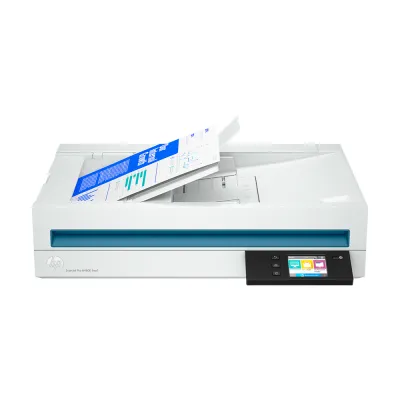 Escáner HP ScanJet Pro N4600 fnw1 (20G07A) | Escáner Dúplex Color A4 con Red | 40 ppm / 80 ipm | ADF 100 hojas | 1200 x 1200 dpi