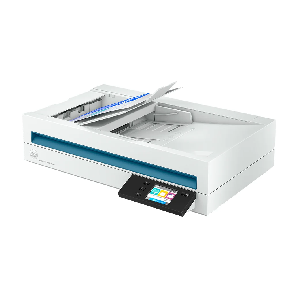 Escáner HP ScanJet Pro N4600 fnw1 (20G07A) | Escáner Dúplex Color A4 con Red | 40 ppm / 80 ipm | ADF 100 hojas | 1200 x 1200 dpi