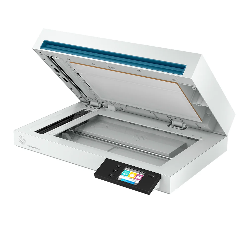 Escáner HP ScanJet Pro N4600 fnw1 (20G07A) | Escáner Dúplex Color A4 con Red | 40 ppm / 80 ipm | ADF 100 hojas | 1200 x 1200 dpi