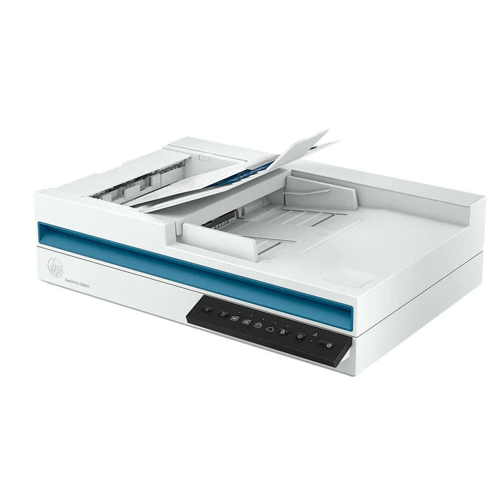 Escáner HP ScanJet Pro 2600 f1 (20G05A) | Escáner Dúplex Color A4 con Cama Plana | 25 ppm / 50 ipm | ADF 60 hojas | 1200 x 1200 dpi