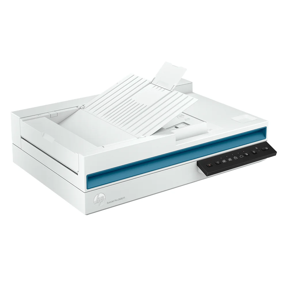Escáner HP ScanJet Pro 2600 f1 (20G05A) | Escáner Dúplex Color A4 con Cama Plana | 25 ppm / 50 ipm | ADF 60 hojas | 1200 x 1200 dpi