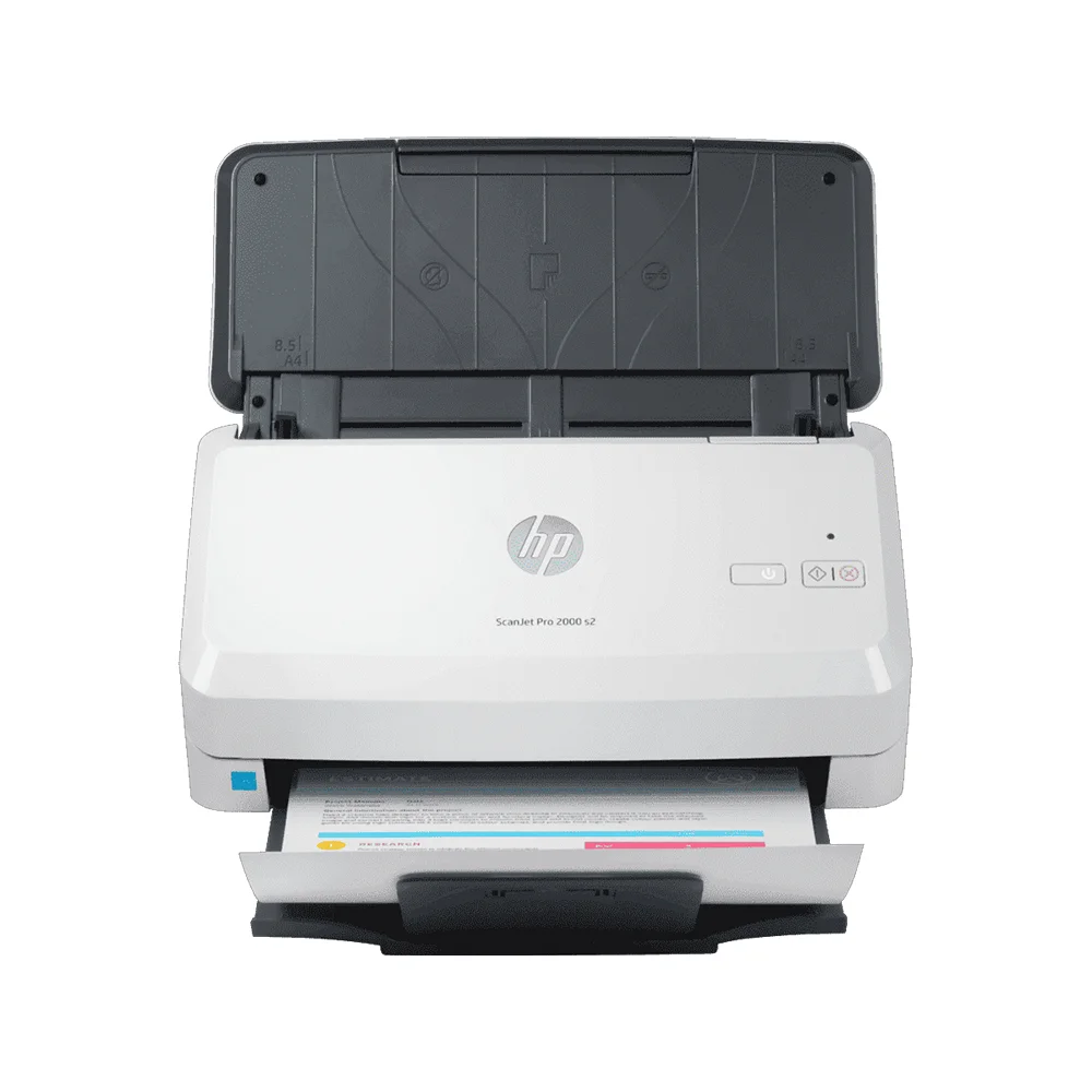 Escáner HP ScanJet Pro 2000 s2 (6FW06A) | Escáner Dúplex Color A4 | 35 ppm / 70 ipm | ADF 50 hojas | 600 x 600 dpi