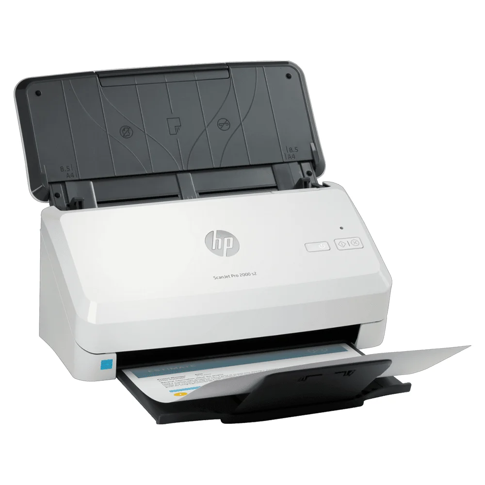 Escáner HP ScanJet Pro 2000 s2 (6FW06A) | Escáner Dúplex Color A4 | 35 ppm / 70 ipm | ADF 50 hojas | 600 x 600 dpi