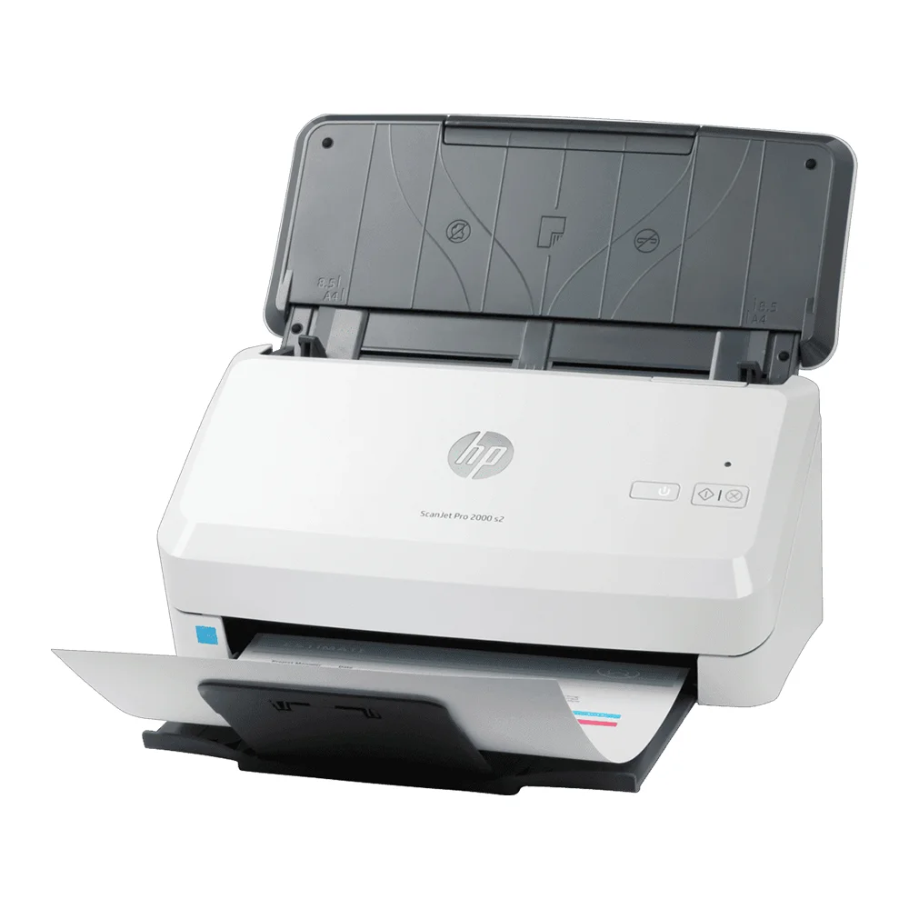 Escáner HP ScanJet Pro 2000 s2 (6FW06A) | Escáner Dúplex Color A4 | 35 ppm / 70 ipm | ADF 50 hojas | 600 x 600 dpi