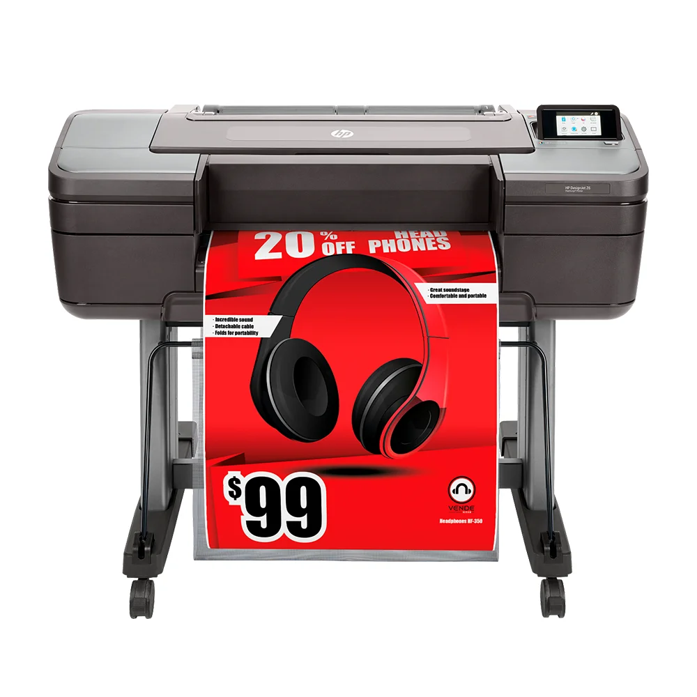 Impresora Plotter HP DesignJet Z6 24" PostScript (T8W15A)