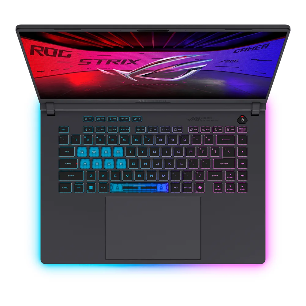 Laptop ASUS ROG Strix G16 16" FHD+ IPS 165Hz, Intel Core Ultra 7 255HX, 16GB DDR5, 512GB SSD, NVIDIA GeForce RTX 5060 8GB, Win 11 Home - G615LM-RV253W