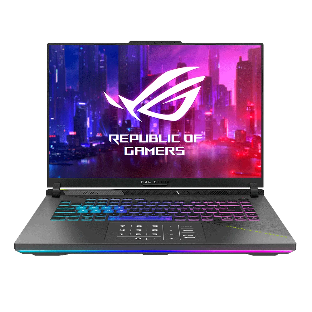 Laptop ASUS ROG Strix G16 16" FHD+ IPS 165Hz, AMD Ryzen 9 8940HX, 16GB DDR5, 512GB SSD, NVIDIA GeForce RTX 5060 8GB, Win 11 Home - G614PM-RV221W