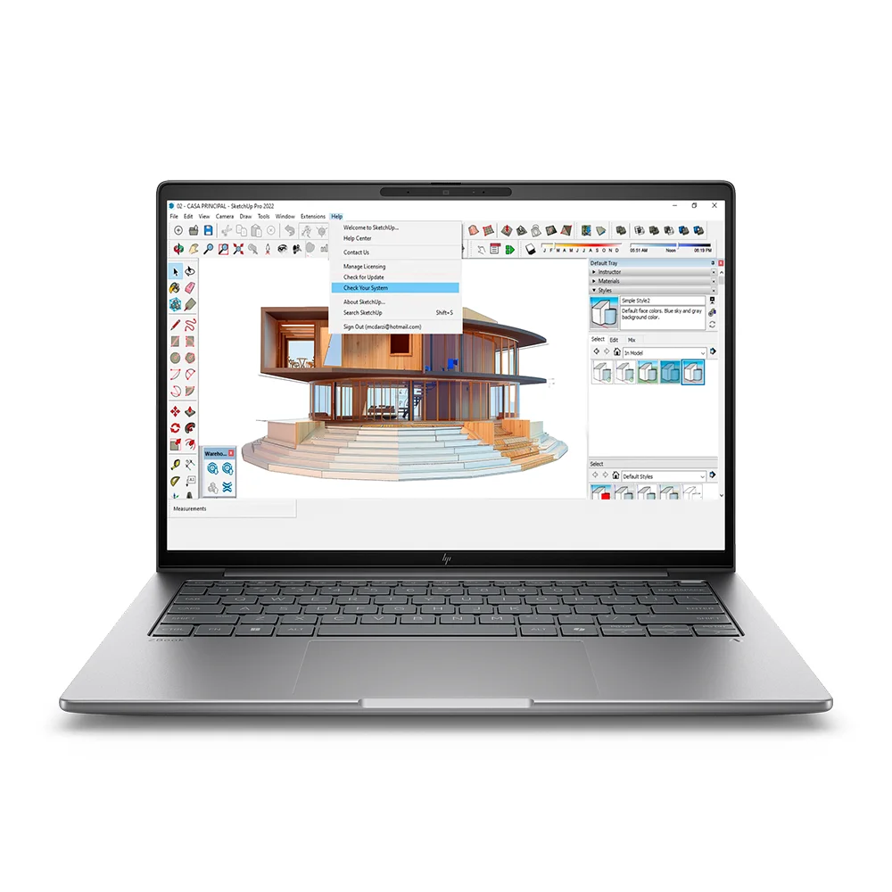 Laptop HP ZBook 8 G1i 14" WUXGA IPS | Core Ultra 7 255H | 32GB DDR5 | 1TB SSD | D5HH8LT