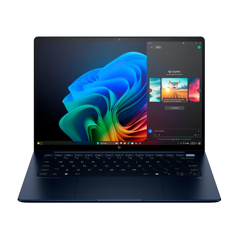 Notebook Next Gen AI HP EliteBook Ultra G1i – OLED 2.8K 14" Táctil, Intel Core Ultra 7 258V, 32GB LPDDR5x, 1TB SSD, AI PC, Win 11 Pro – B8JS3AT