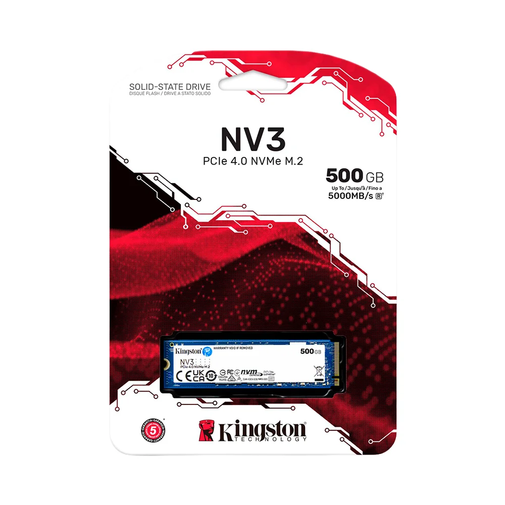 SSD Kingston SNV3S/500G | 500GB | M.2 | PCIe 4.0 x4 NVMe