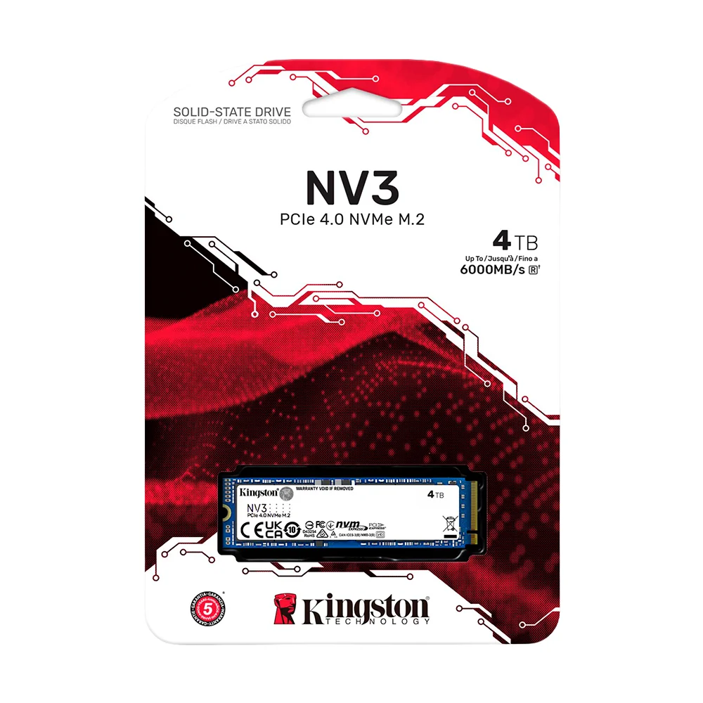 SSD Kingston SNV3S/4000G | 4000GB | M.2 | PCIe 4.0 x4 NVMe