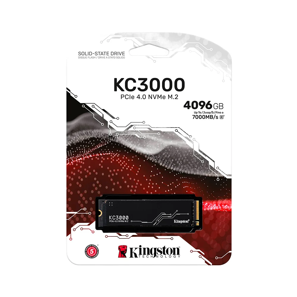 SSD Kingston KC3000 | 4096GB | M.2 2280 | PCIe 4.0 NVMe - SKC3000D/4096G