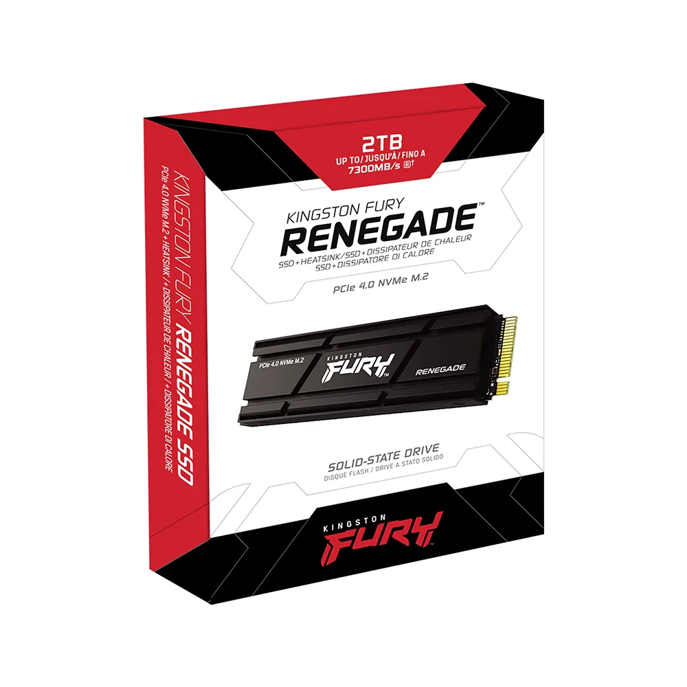 SSD Kingston FURY Renegade | 2TB | M.2 2280 | PCIe 4.0 x4 NVMe - SFYRDK/2000G