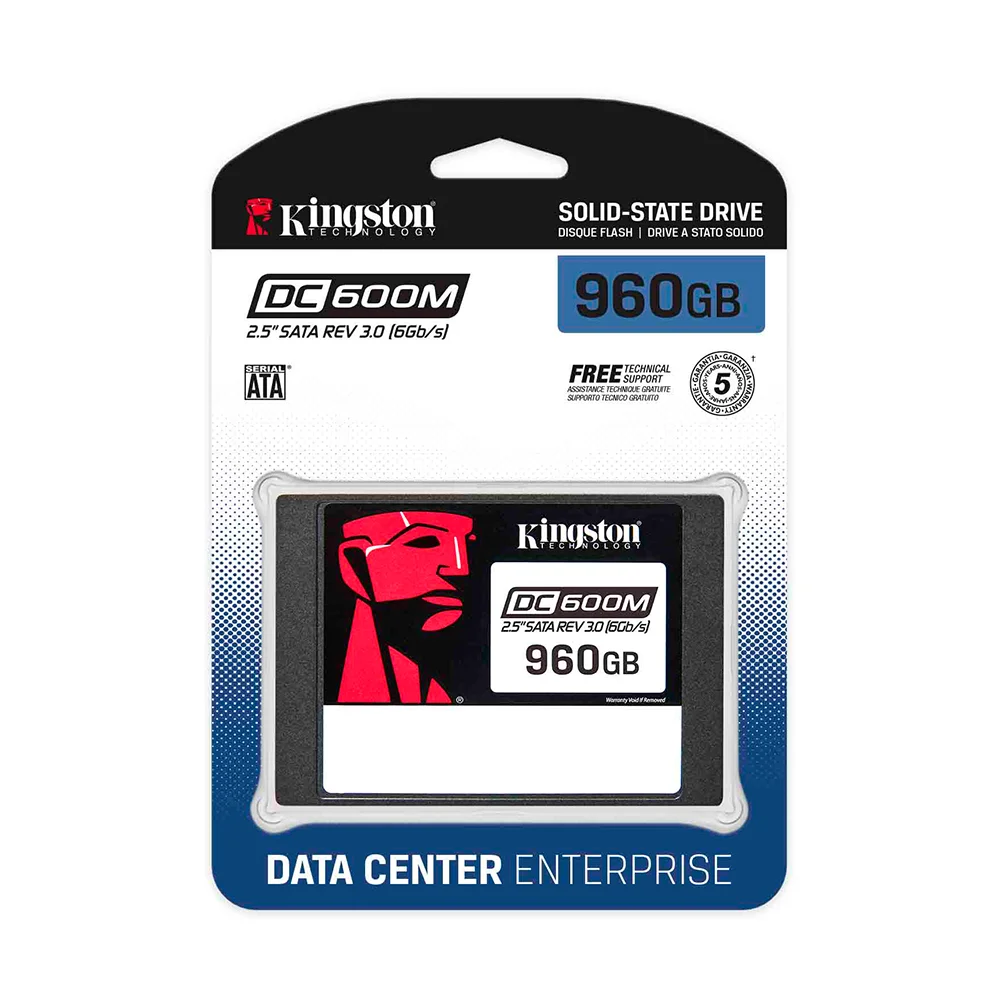 SSD Kingston DC600M | 960GB | 2.5" | SATA 6.0 Gb/s - SEDC600M/960G