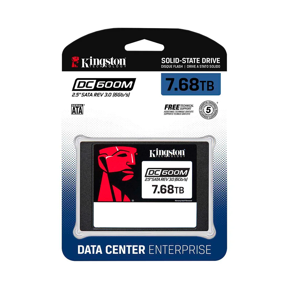SSD Kingston DC600M | 7680GB | 2.5" | SATA 6.0 Gb/s - SEDC600M/7680G