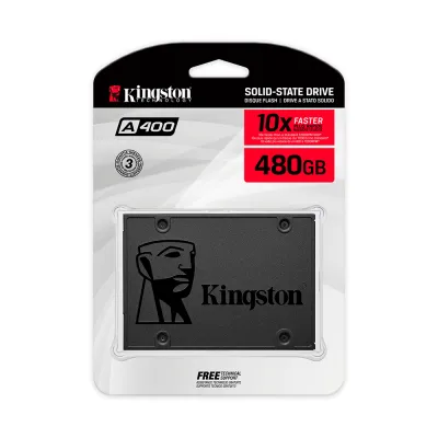 SSD Kingston A400 | 480GB | 2.5" | SATA 6.0 Gb/s - SA400S37/480G