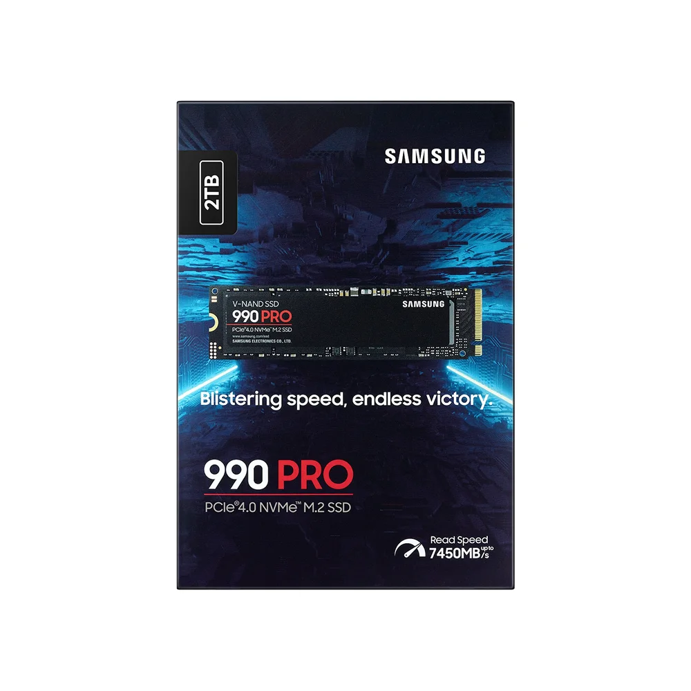 SSD Samsung 990 PRO | 2TB | M.2 2280 | PCIe 4.0x4 NVMe - MZ-V9P2T0B/AM