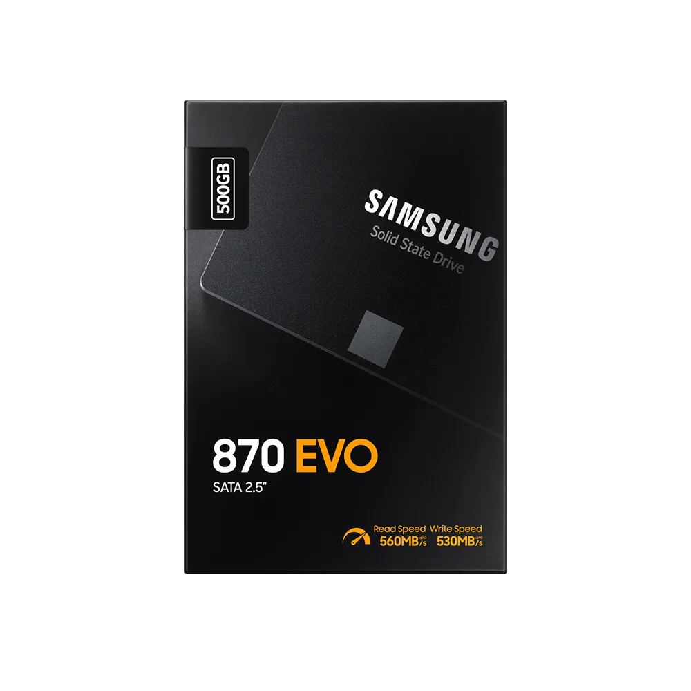 SSD Samsung 870 EVO | 500GB | 2.5" | SATA 6.0 Gb/s - MZ-77E500E