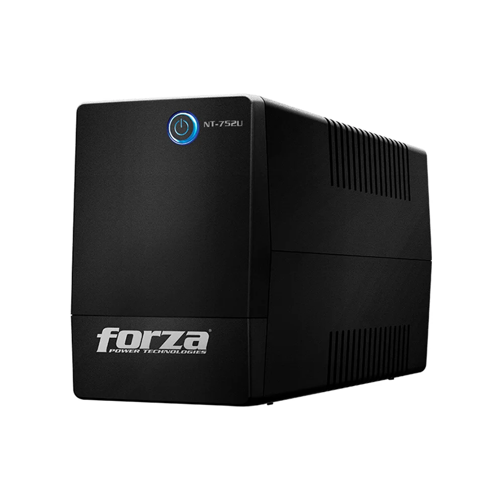 UPS interactiva Forza NT-752U | UPS interactiva 750VA/375W, 6 salidas, RJ45, torre comp-220V