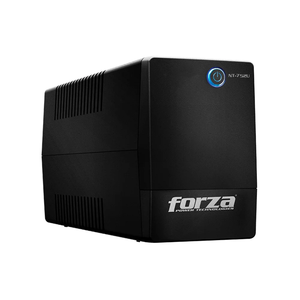 UPS interactiva Forza NT-752U | UPS interactiva 750VA/375W, 6 salidas, RJ45, torre comp-220V
