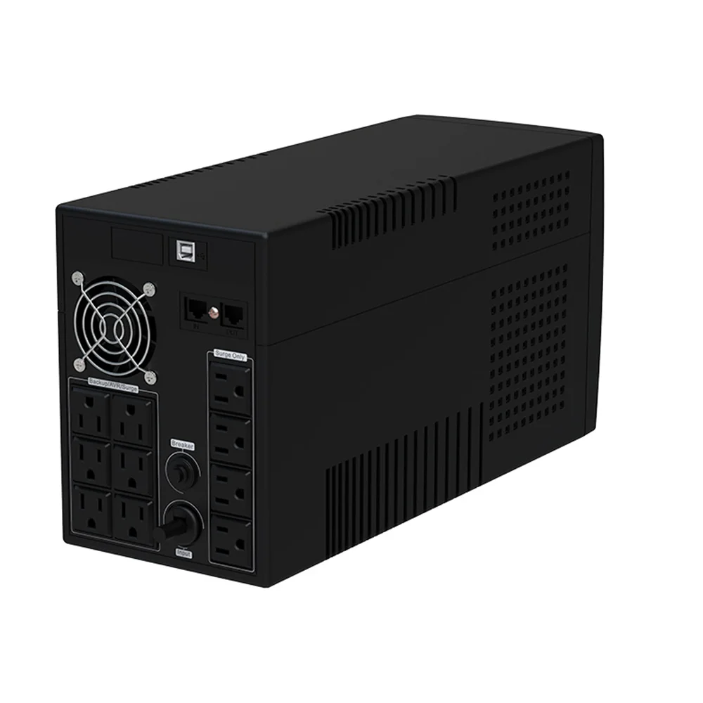 Forza NT-2402PRO | UPS interactiva 2400VA/1200W, 10 salidas, RJ45, torre comp-220V