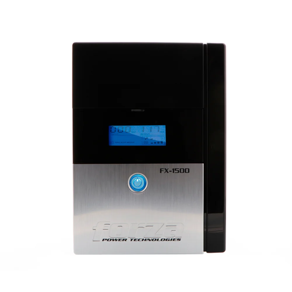 UPS interactiva Forza FX-1500LCD-U | UPS interactiva 1500VA/840W, 8 salidas, giga & coax, torre-220V