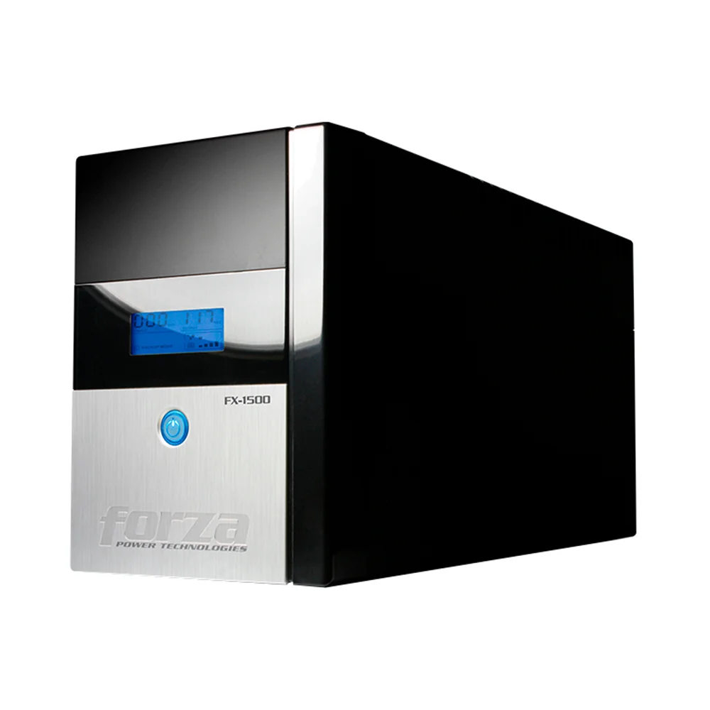 UPS interactiva Forza FX-1500LCD-U | UPS interactiva 1500VA/840W, 8 salidas, giga & coax, torre-220V