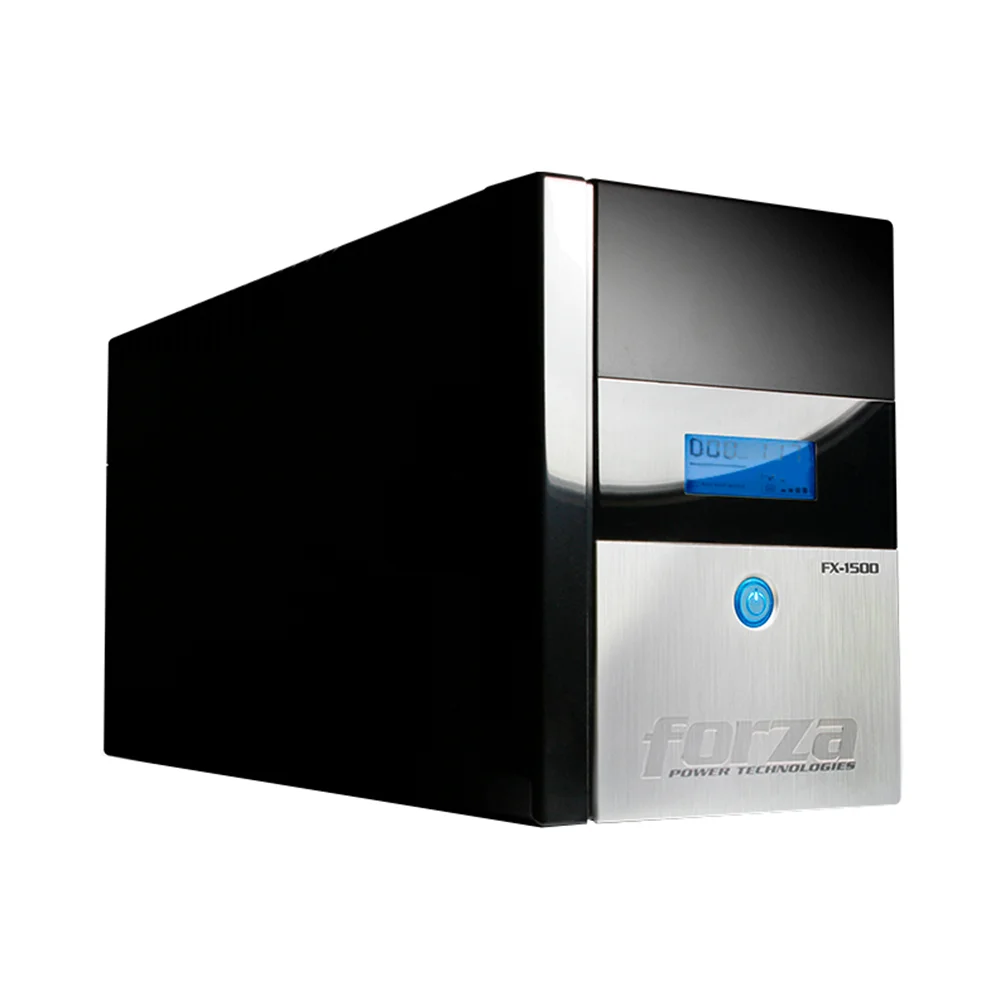 UPS interactiva Forza FX-1500LCD-U | UPS interactiva 1500VA/840W, 8 salidas, giga & coax, torre-220V