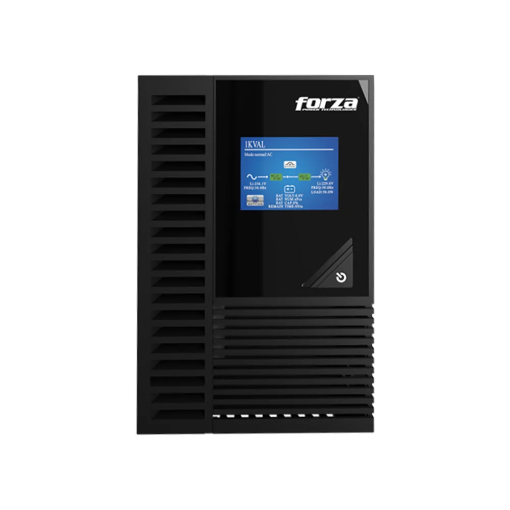 Forza FDC-1002T | UPS en línea 1000VA/900W, 3 salidas, sinus pura, torre-220V