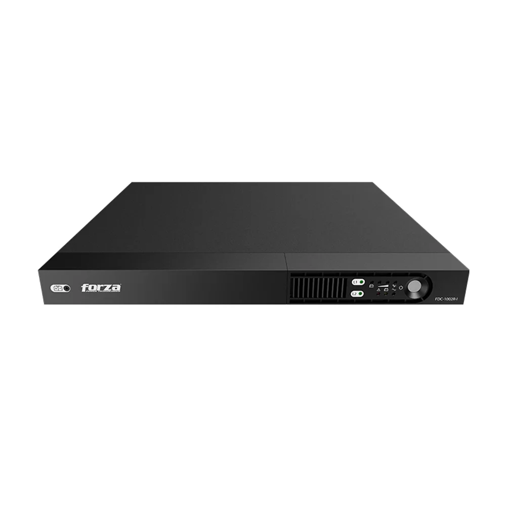 Forza FDC-1002R-I | UPS en línea 1000VA/900W, 3 salidas IEC, sinus, torre/bastidor-220V