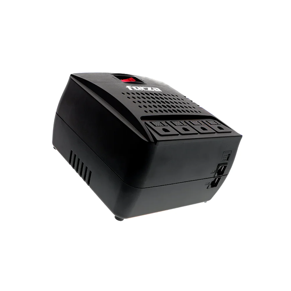 Regulador de voltaje Forza FVR-3002 | Regulador automático de voltaje 3000VA/1500W, 4 salidas, RJ45-220V