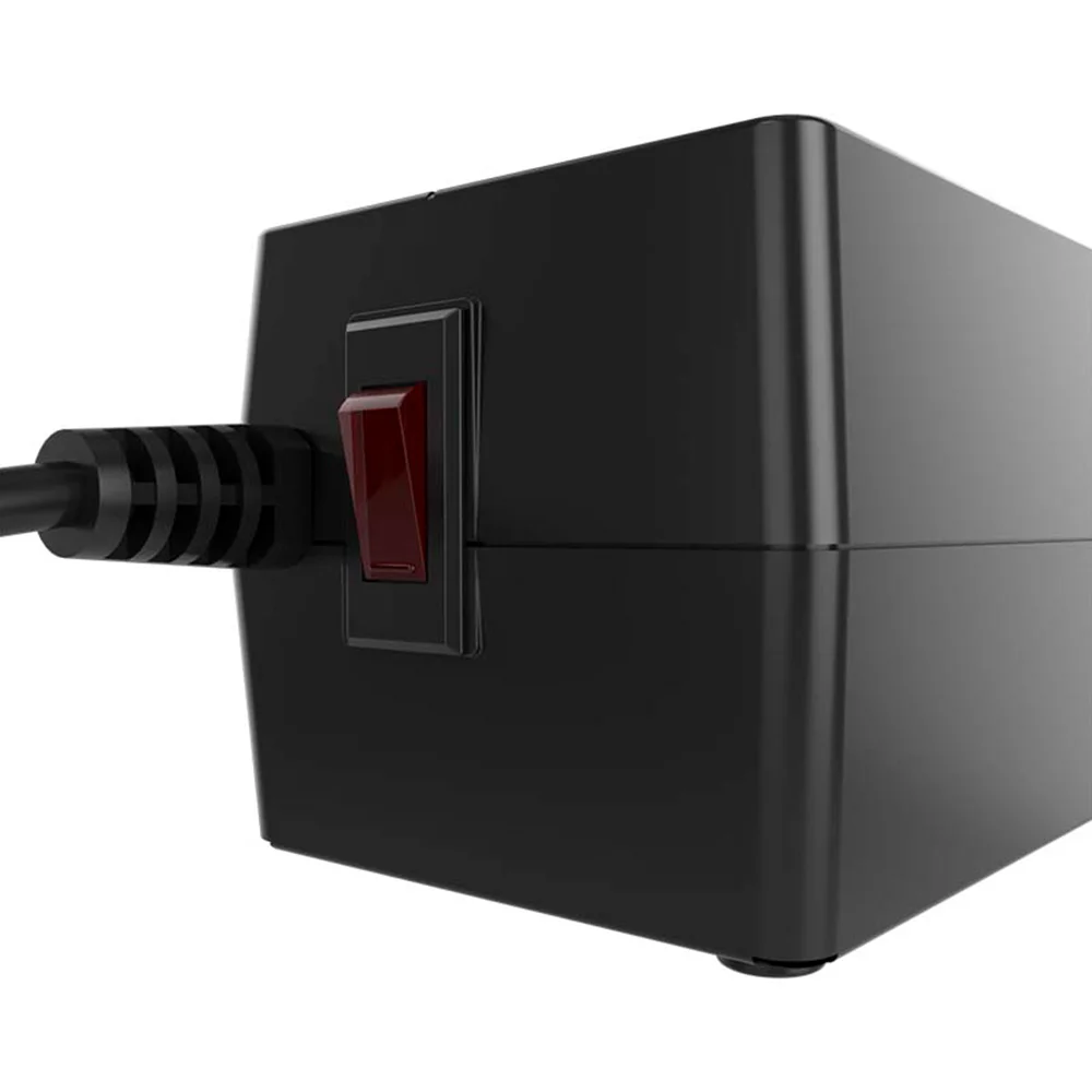 Regulador de voltaje Forza FVR-1012 | Regulador automático voltaje 1000VA/500W 4 salidas AC 220V