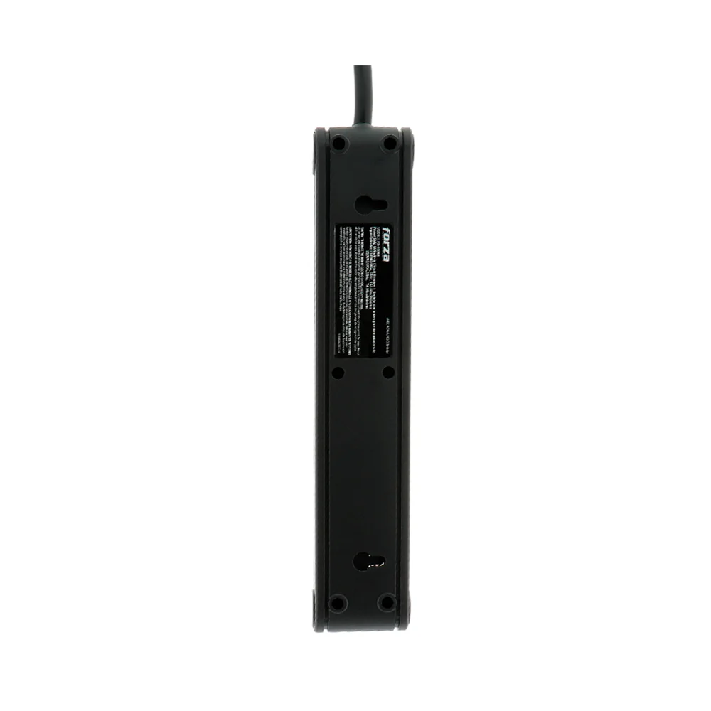 Forza PS-1006B | Regleta 1680W, 6 NEMA universales, disyuntor reposición-120V/240V