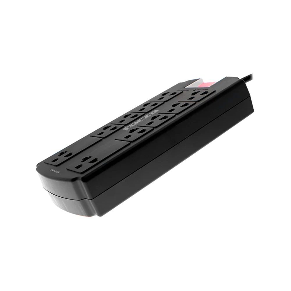 Protector de sobretensión Forza FSP-10UN | Protector tensión 1080J/1800W, 10 salidas universales -120V/240V