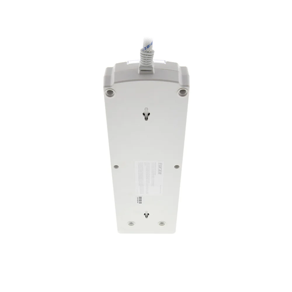 Protector de sobretensión Forza FSP-1011USBW | Protector tensión 1800J/ 1750W, 11 salidas, USB, RJ45 & coax-120V/240V