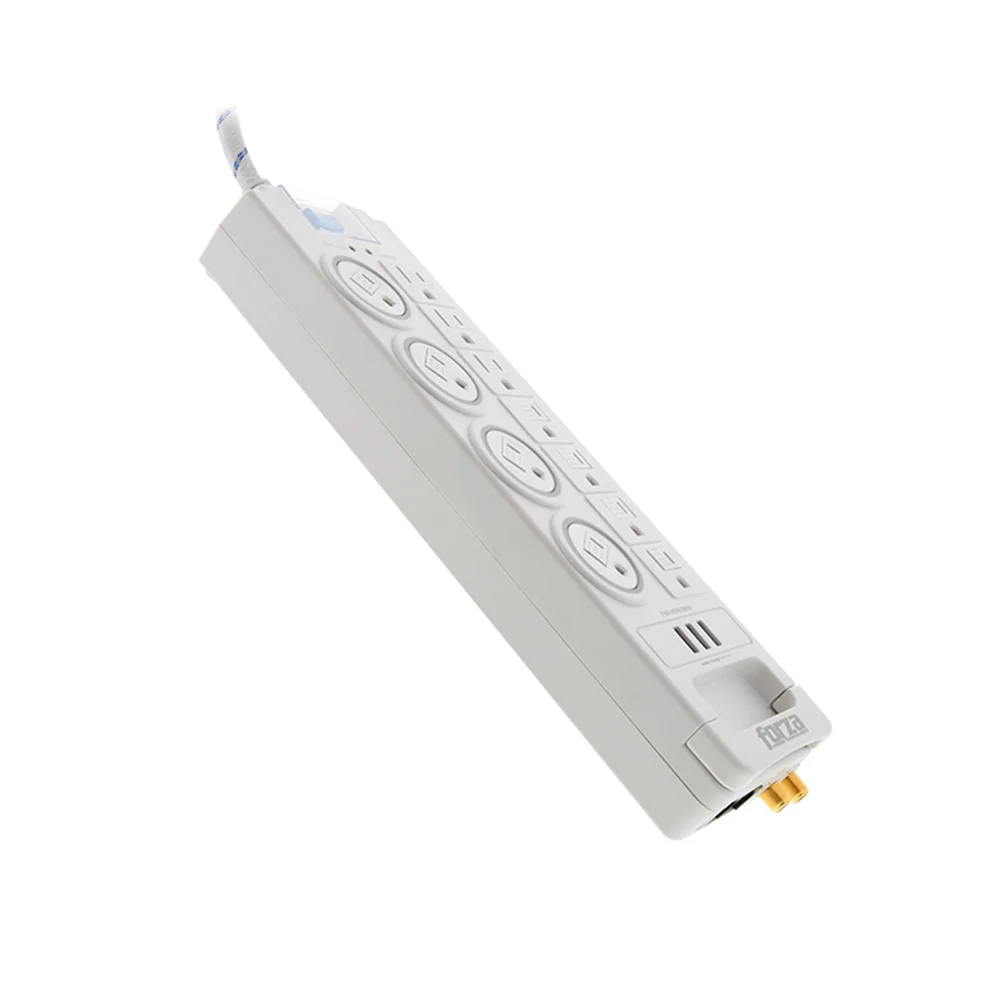 Protector de sobretensión Forza FSP-1011USBW | Protector tensión 1800J/ 1750W, 11 salidas, USB, RJ45 & coax-120V/240V