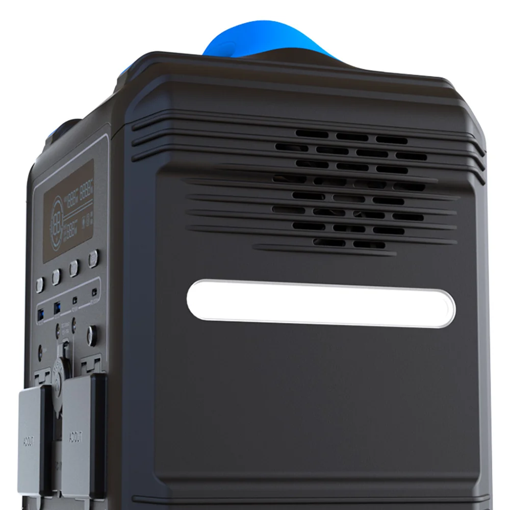 Forza FPP-T702 | Central eléctrica portátil 700W Tomas 2CA/8CC 3.75V LiMnFePO4 - 220V