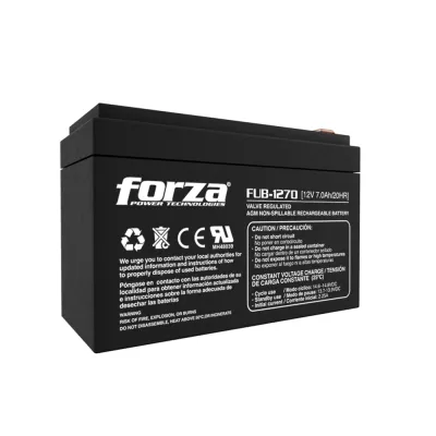 Forza FUB-1270 | Batería sellada recargable 12V/7Ah, AGM, sin mantenimiento