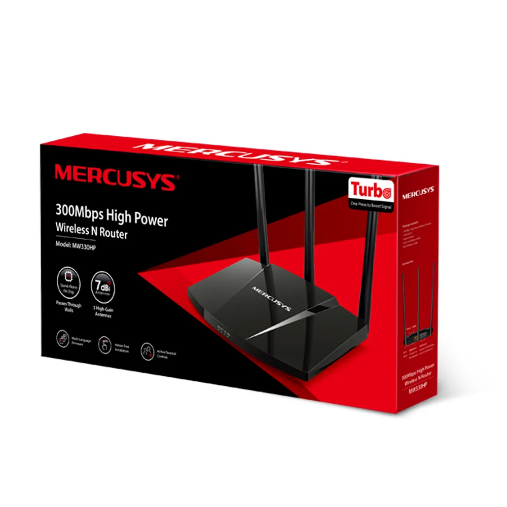 Router Wi-Fi Mercusys MW330HP | 300Mbps High Power Wireless N Router