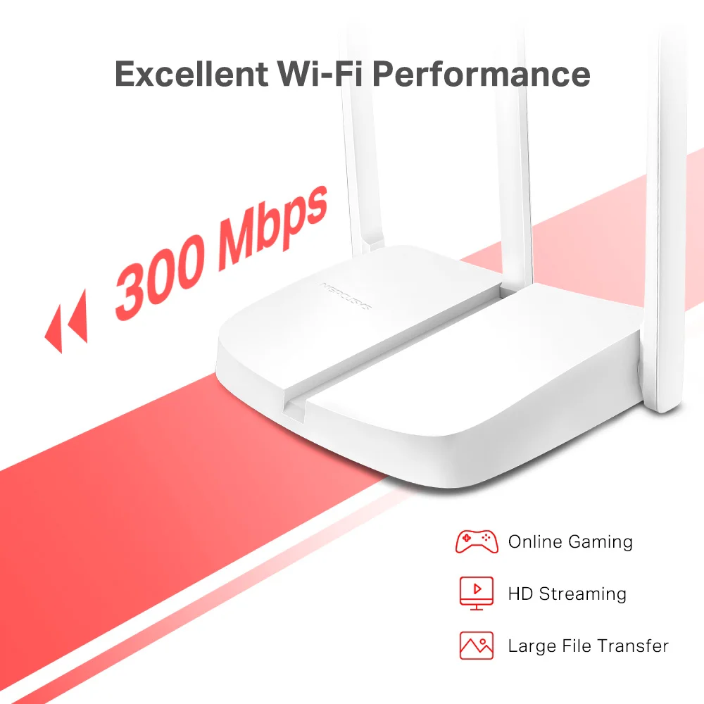 Router Wi-Fi Mercusys MW306R | 300 Mbps Multi-Mode Wireless N Router
