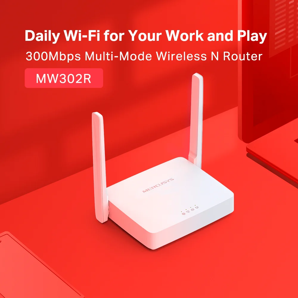 Router Wi-Fi Mercusys MW302R | 300Mbps Multi-Mode Wireless N Router
