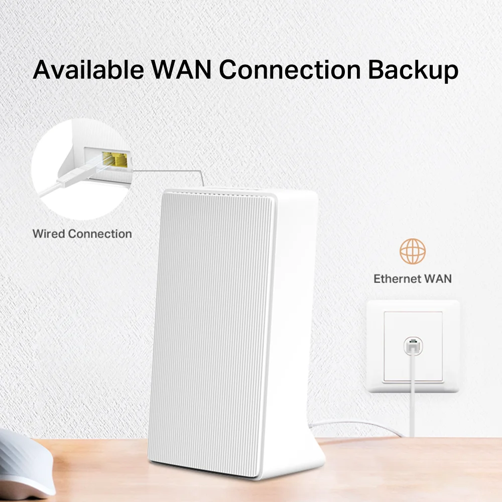 Router 4G LTE Mercusys MB130-4G | AC1200 Wireless Dual Band 4G LTE Router